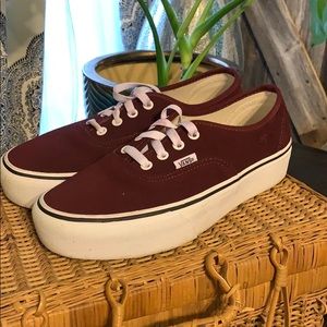 Women’s platform vans